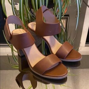 Soda Topshoeave Wait Open Toe Chunky Heel With Ankle Strap, Womens 6